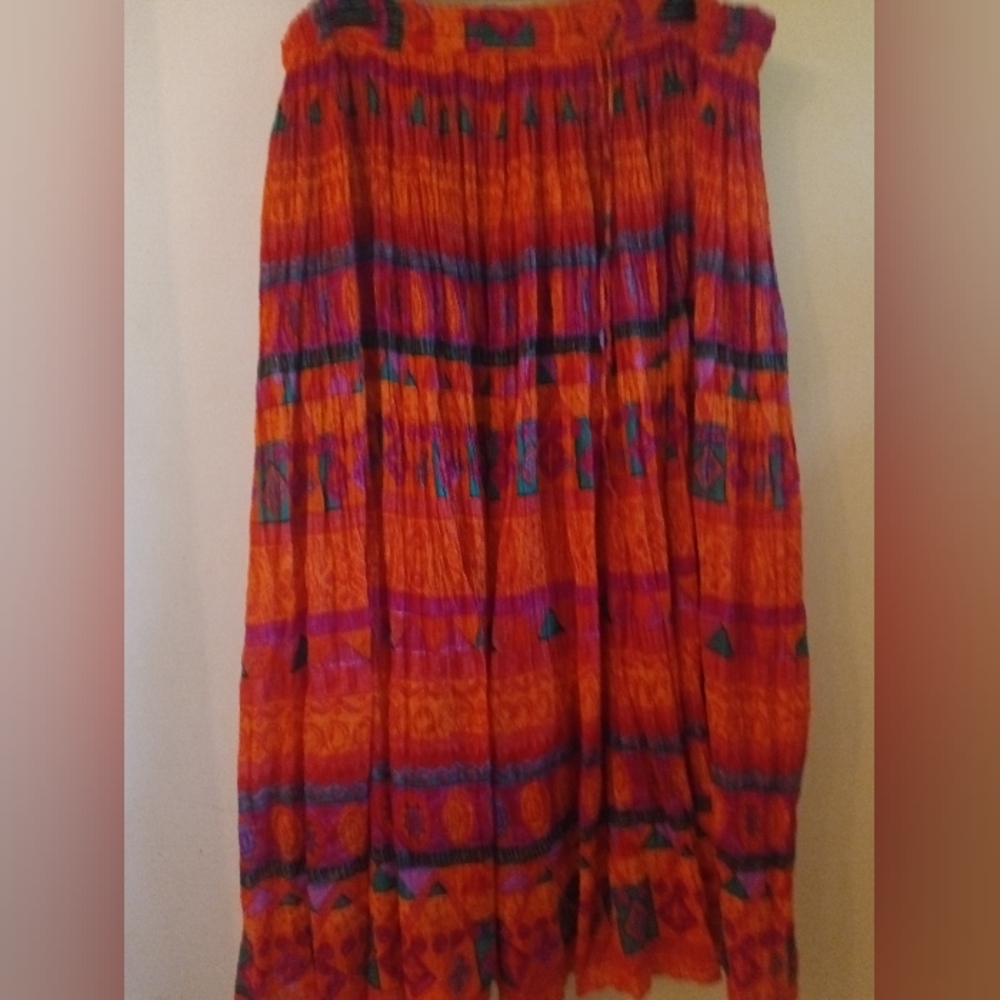 Vibrant Multicolor Phool Skirt
